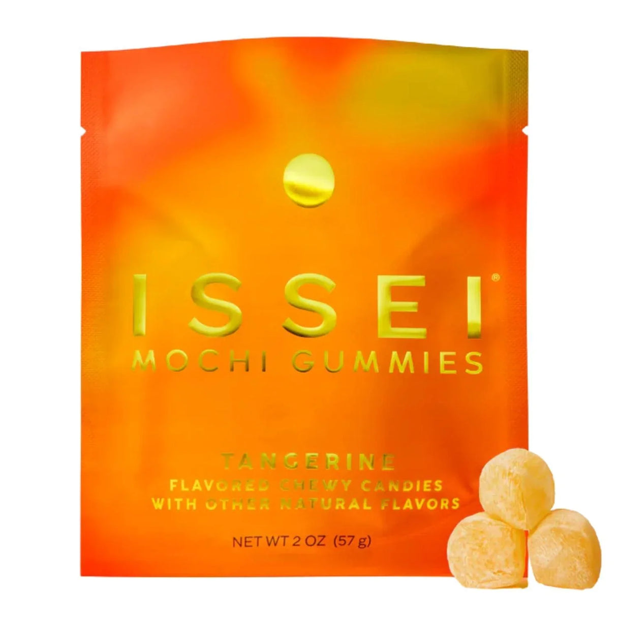 ISSEI MOCHI GUMMIES TANGERINE 2OZ/57G - GOHAN Market