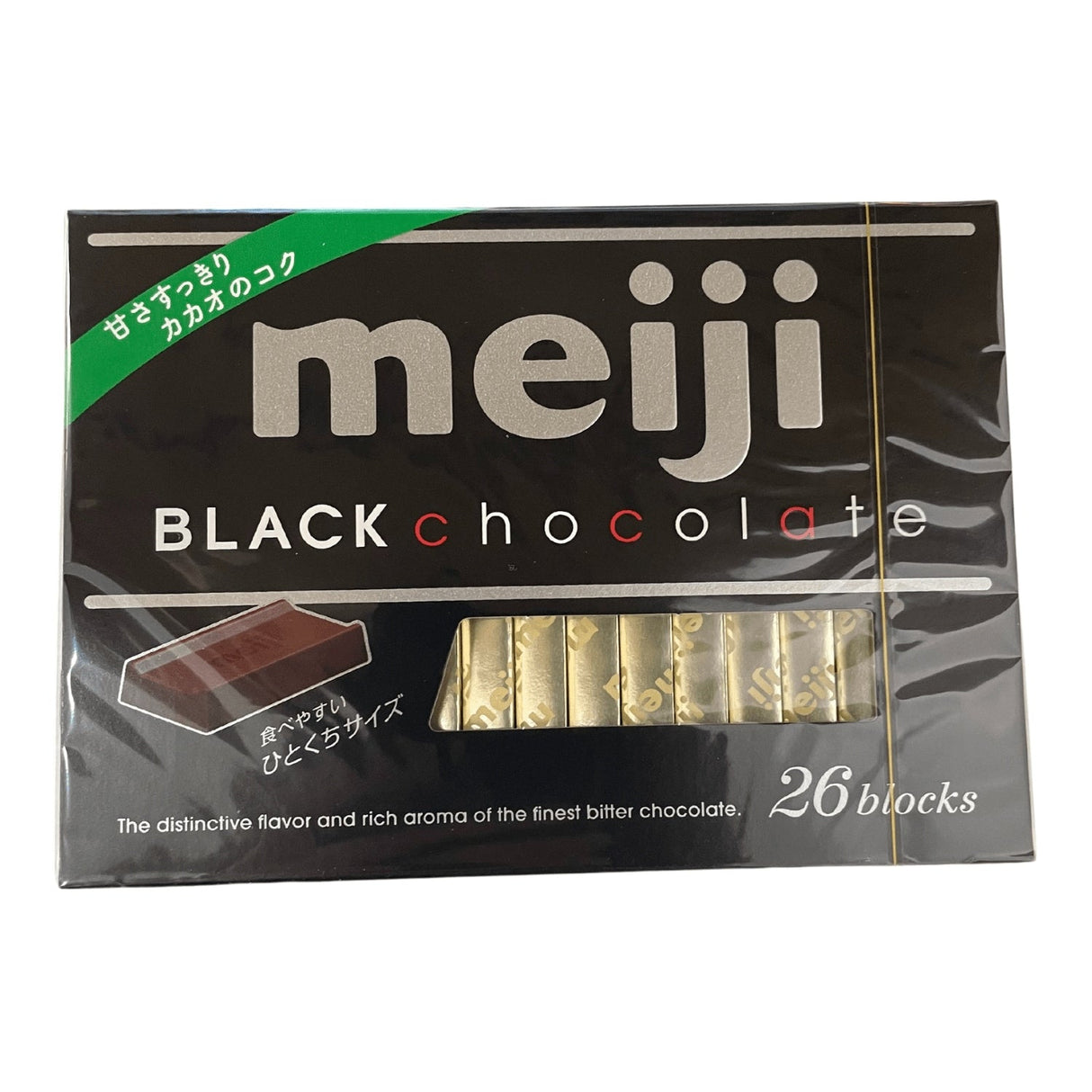 Expiring on 7/31/2024 Meiji Black Chocolate 26blocks 4.23oz/120g
