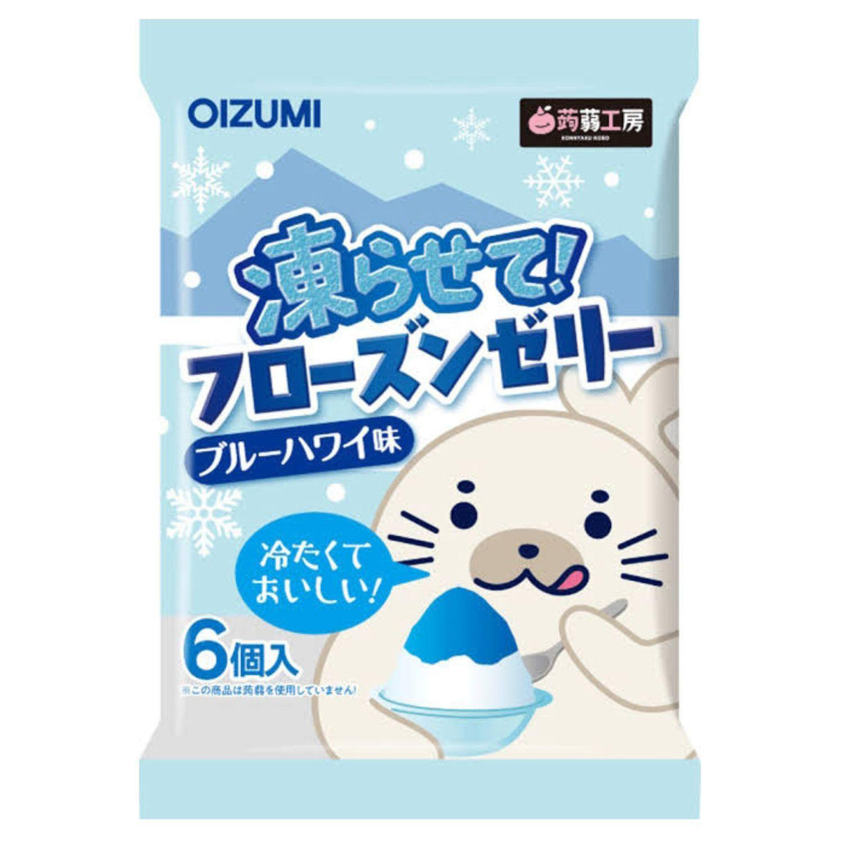 OIZUMI FREEZE JELLY BLUE HAWAII 6PC