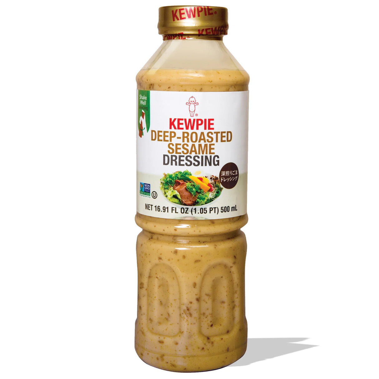 EXPIRING ON 12/10/2025 KEWPIE DEEP-ROASTED GOMA SESAME DRESSING 16.91FL OZ/500ML