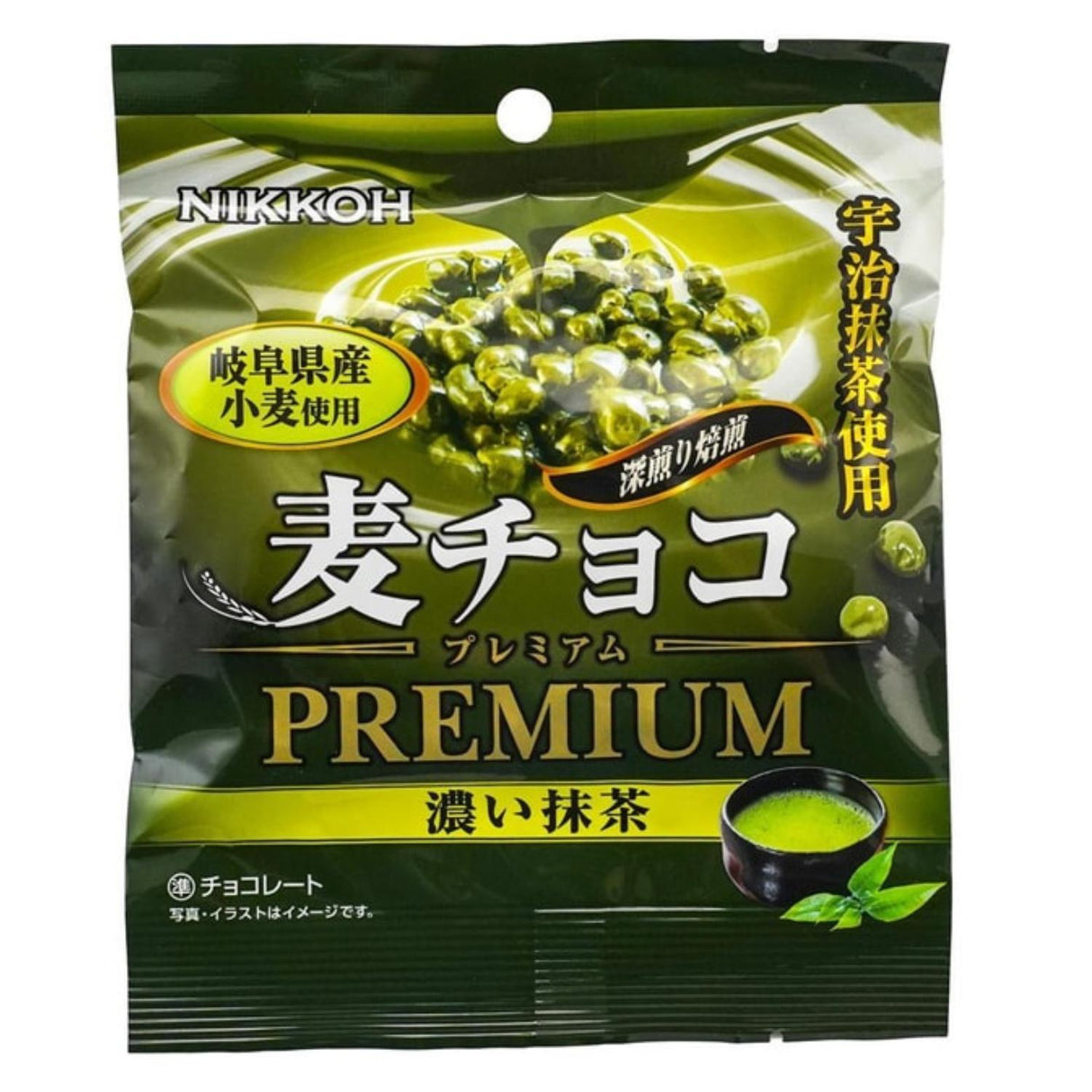 NIKKOH MUGI CHOCO PREMIUM MATCHA 0.8OZ/25G
