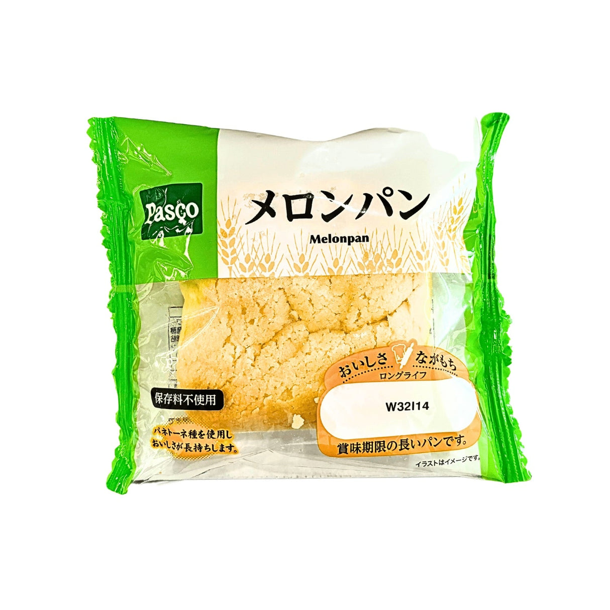 PASCO MELON PAN BREAD 3.4OZ/97G