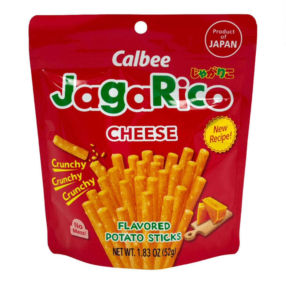 CALBEE JAGARICO CHEESE FLAVORED POTATO SNACK 1.83OZ/52G