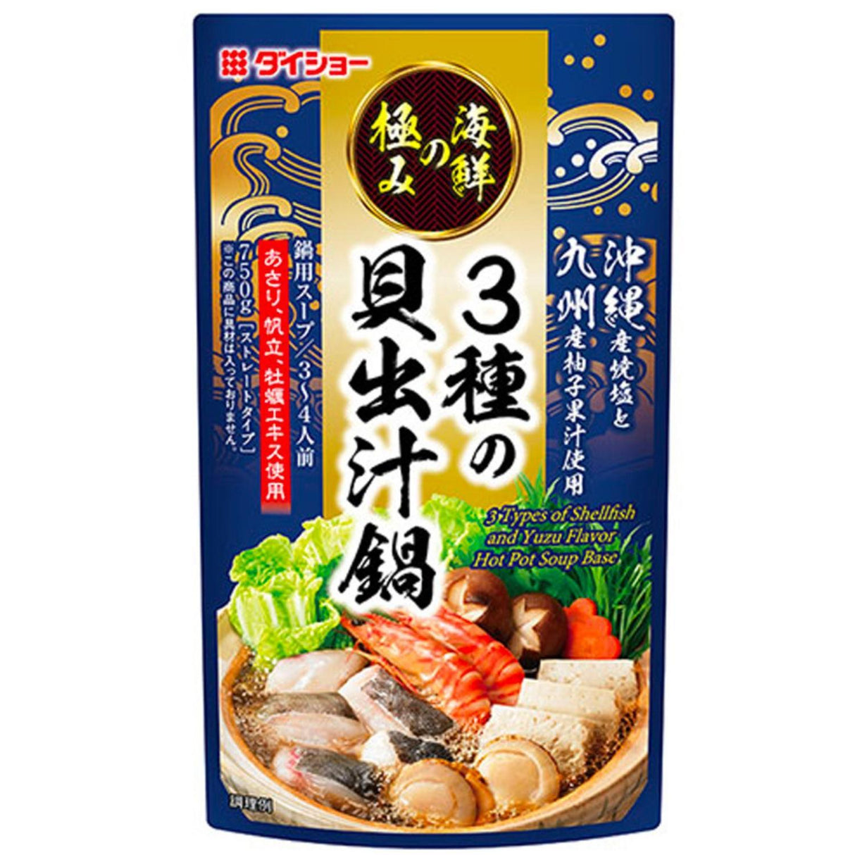 DAISHO 3 KIND DAIDASHI NABE SOUP 1.65LB/750G
