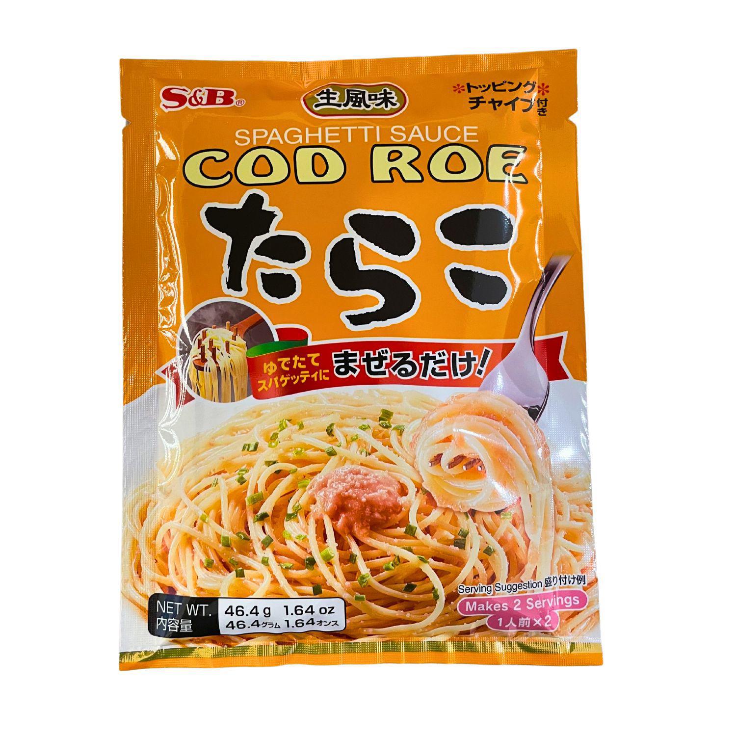 SB SPAGHETTI SAUCE COD ROE TARAKO 1.64 OZ/46G 2SERVINGS