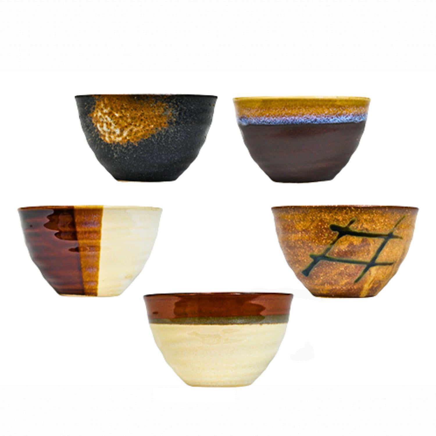 5PC 12OZ RICE BOWL SET