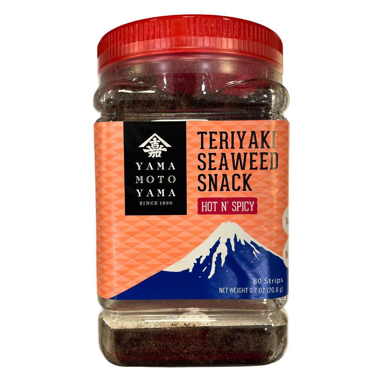 YMY TERIYAKI SEAWEED SNACK HOT N' SPICY 0.7OZ/20.8G
