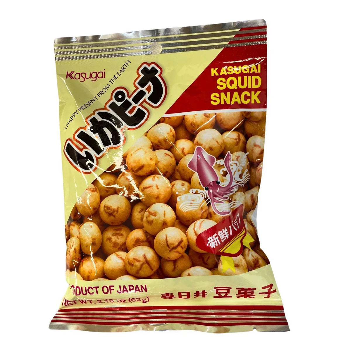KASUGAI IKA PEANUT 2.18OZ/62G - GOHAN Market