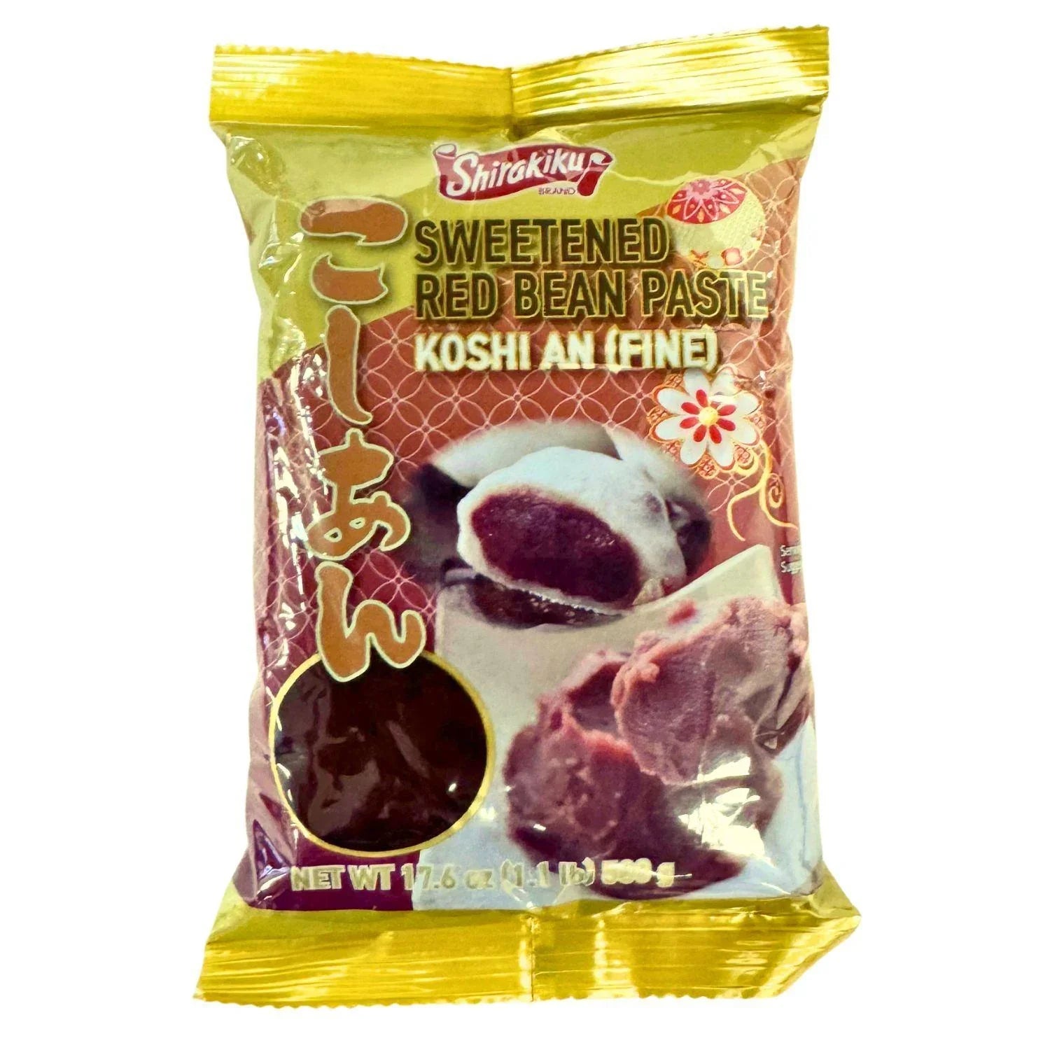SHIRAKIKU SWEETENED RED BEAN PASTE KOSHIAN (FINE) 500G – GOHAN Market
