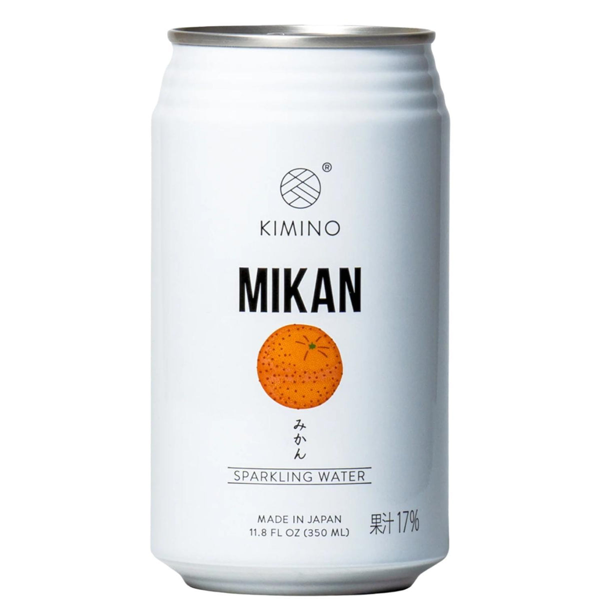 KIMINO SPARKLING WATER MIKAN CAN 11.8 FZ/350ML - GOHAN Market