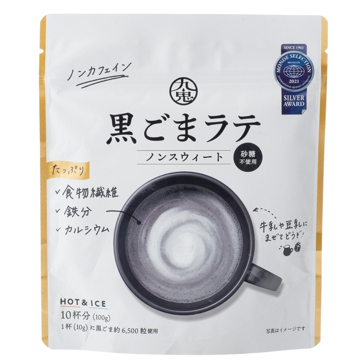 KUKI BLACK SESAME LATTE MIX 150G 5.2OZ