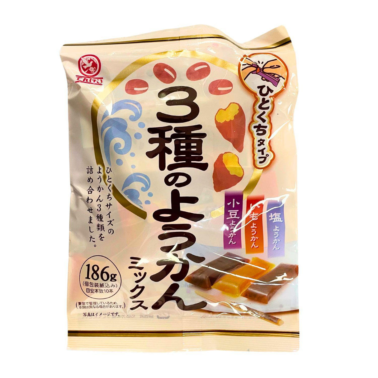 TENKEI SANSHU NO YOKAN MIX AZUKI IMO SHIO SWEET JELLY 6.2OZ/176G