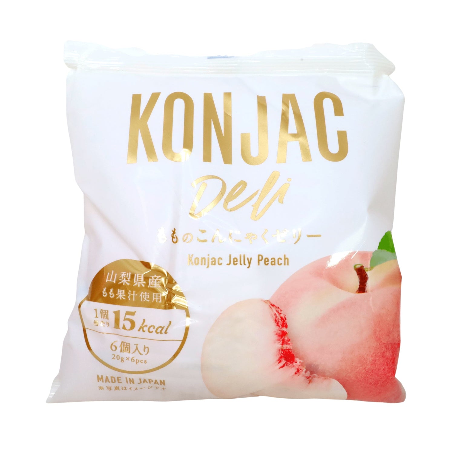 IA FOODS MOMO NO SHIZUKU KONNYAKU JELLY 4.8OZ/138G