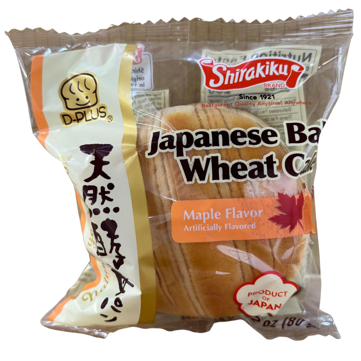 D-Plus Tennen Koubo Maple Japanese Bread 2.82oz/80g
