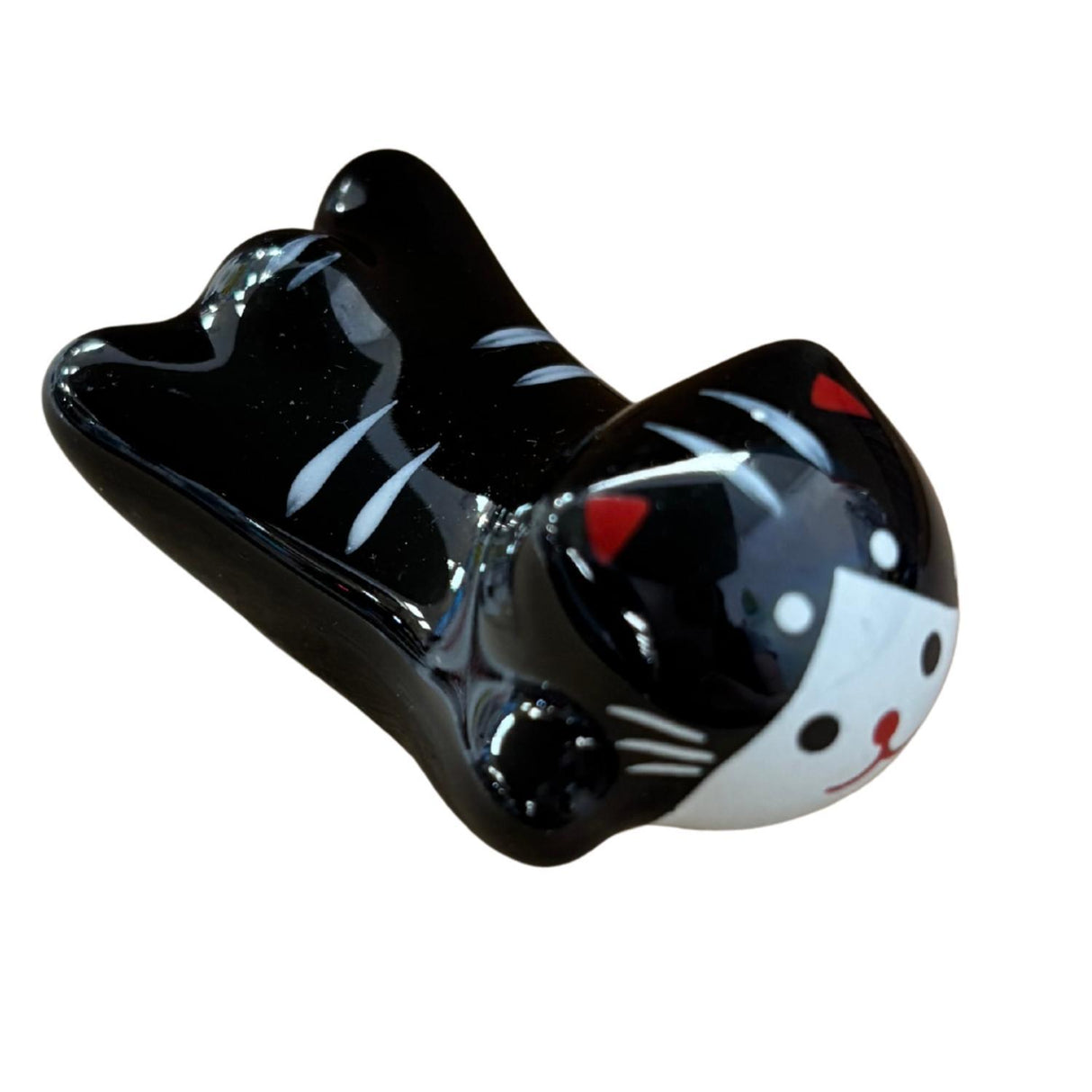 CAT CHOPSTICKS REST 2”L BLACK