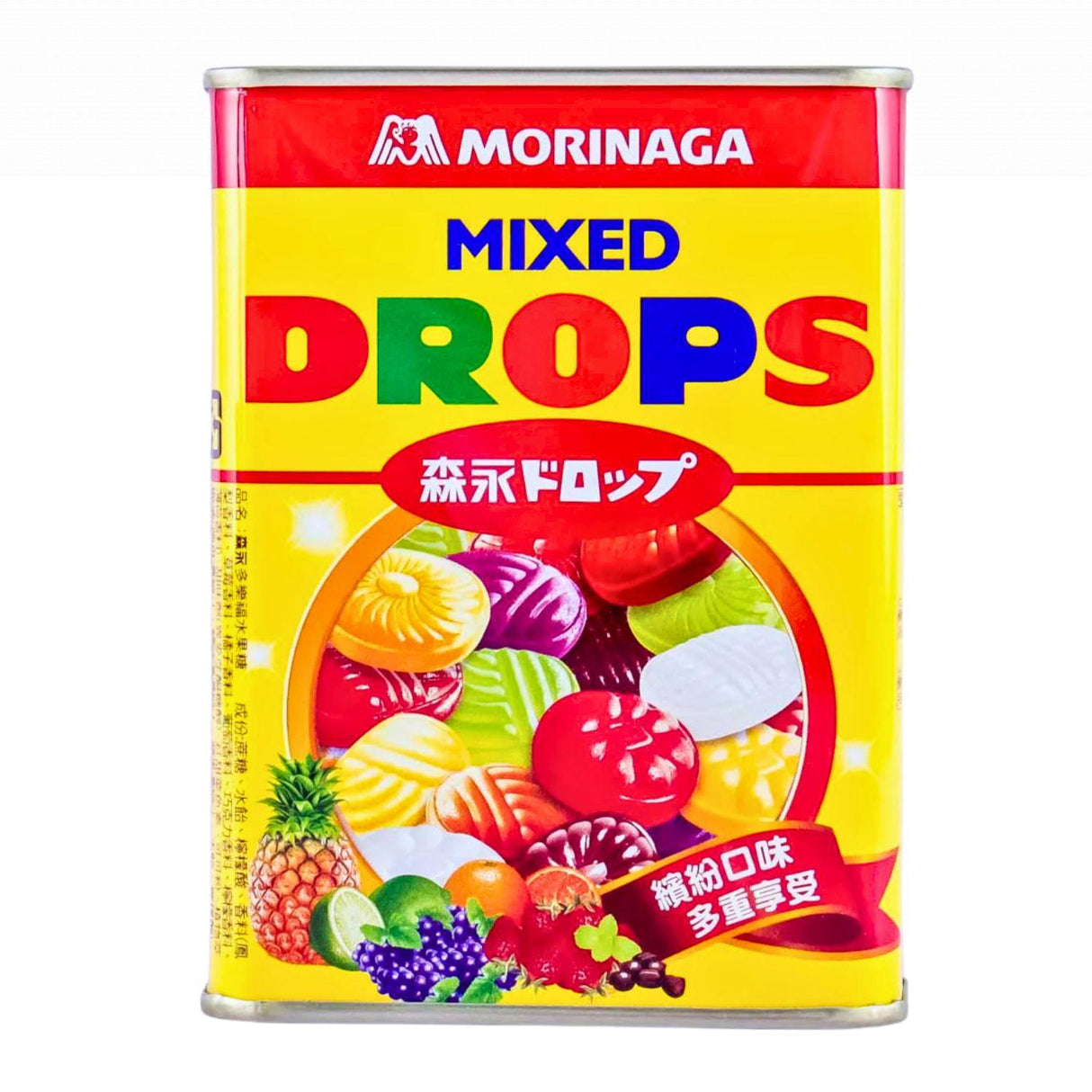MORINAGA DROPS CANDY FRUIT FLAVOR 6.35OZ