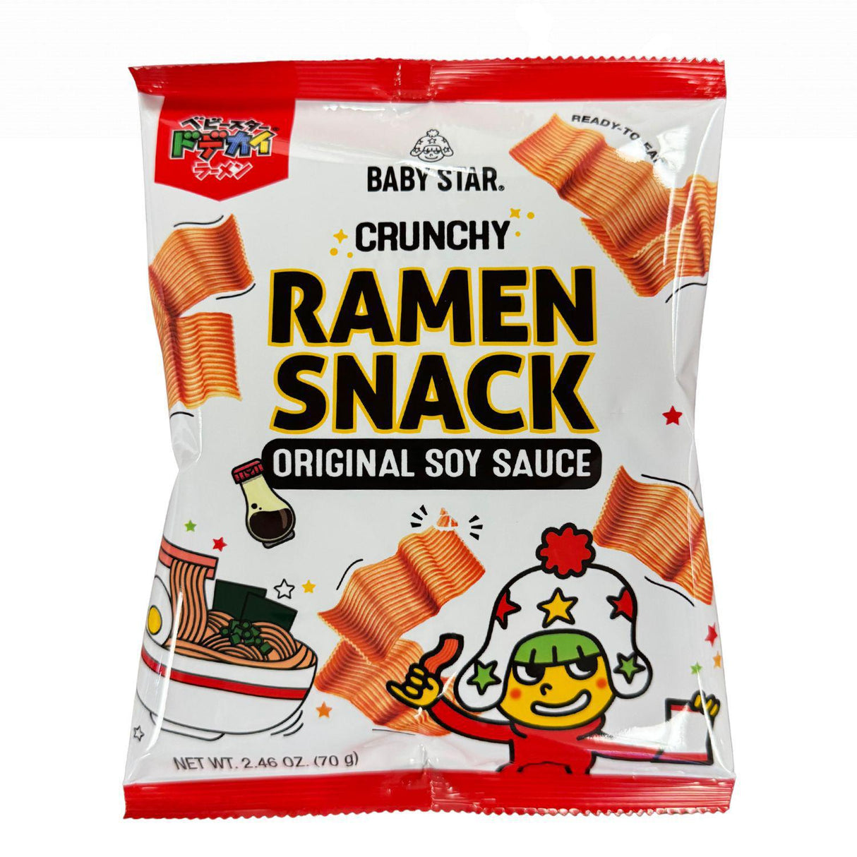 BABY STAR CRUNCY WIDE ORIGINAL SOY SCE 2.46OZ/70G - GOHAN Market