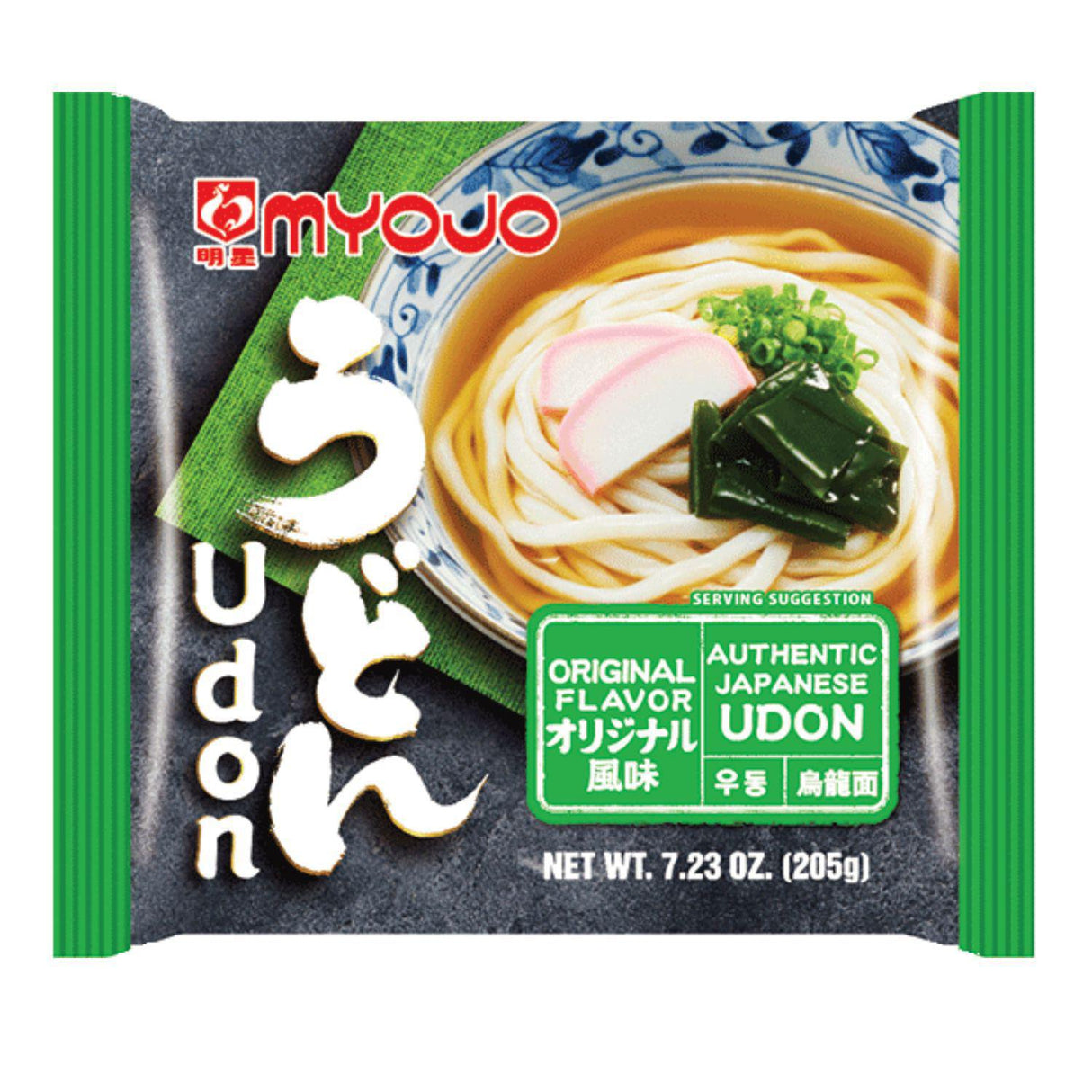 MYOJO UDON W/SOUP ORIGINAL FLAVOR 7.23OZ/205G