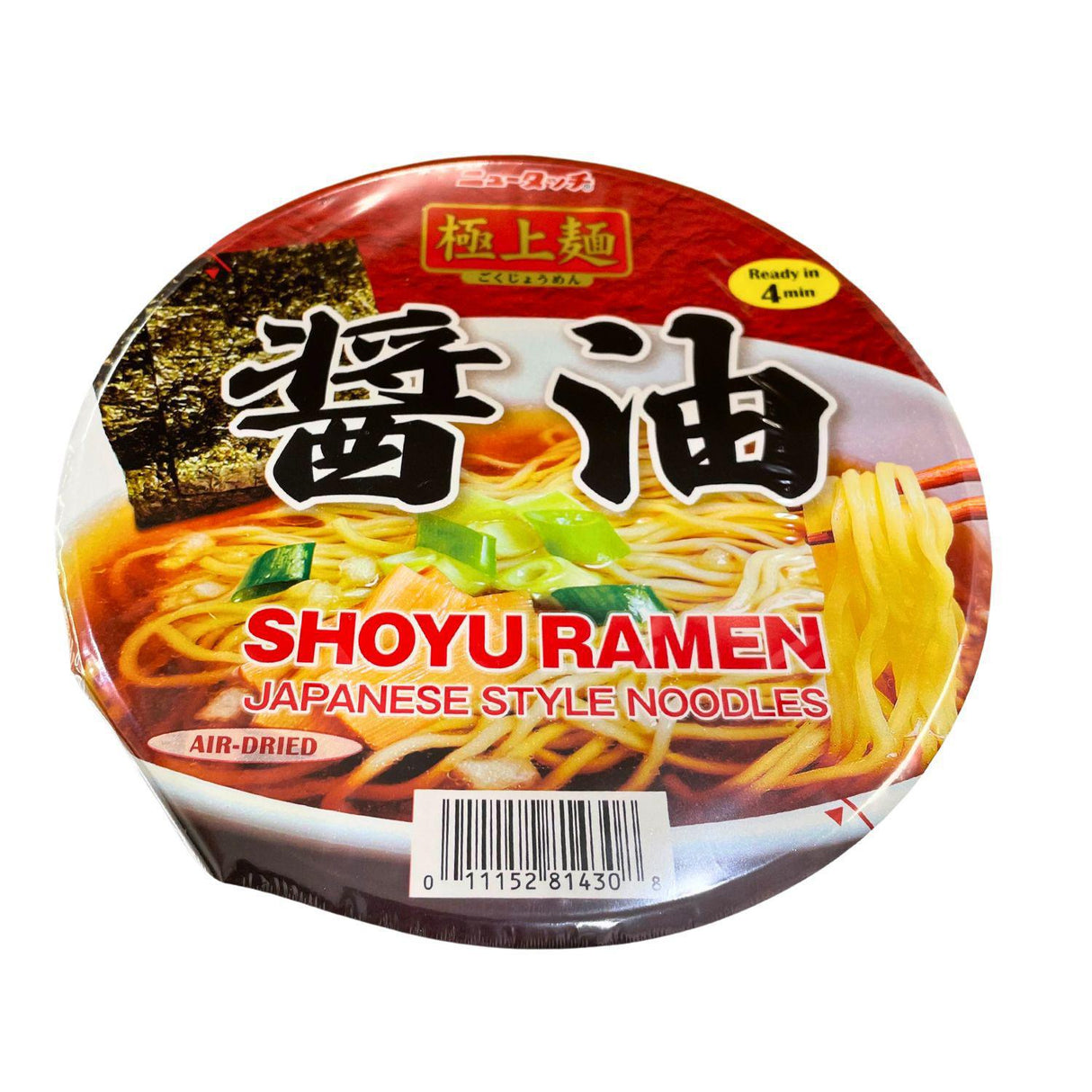 EXPIRING ON 11/26/2025NEWTOUCH SHOYU RAMEN CUP 3.39oz/96g