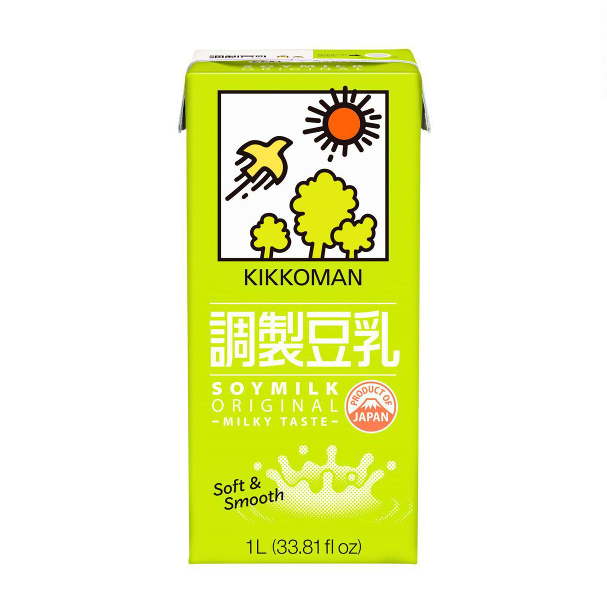 KKM SOY MILK ORIGINAL 33.81FL OZ/1L