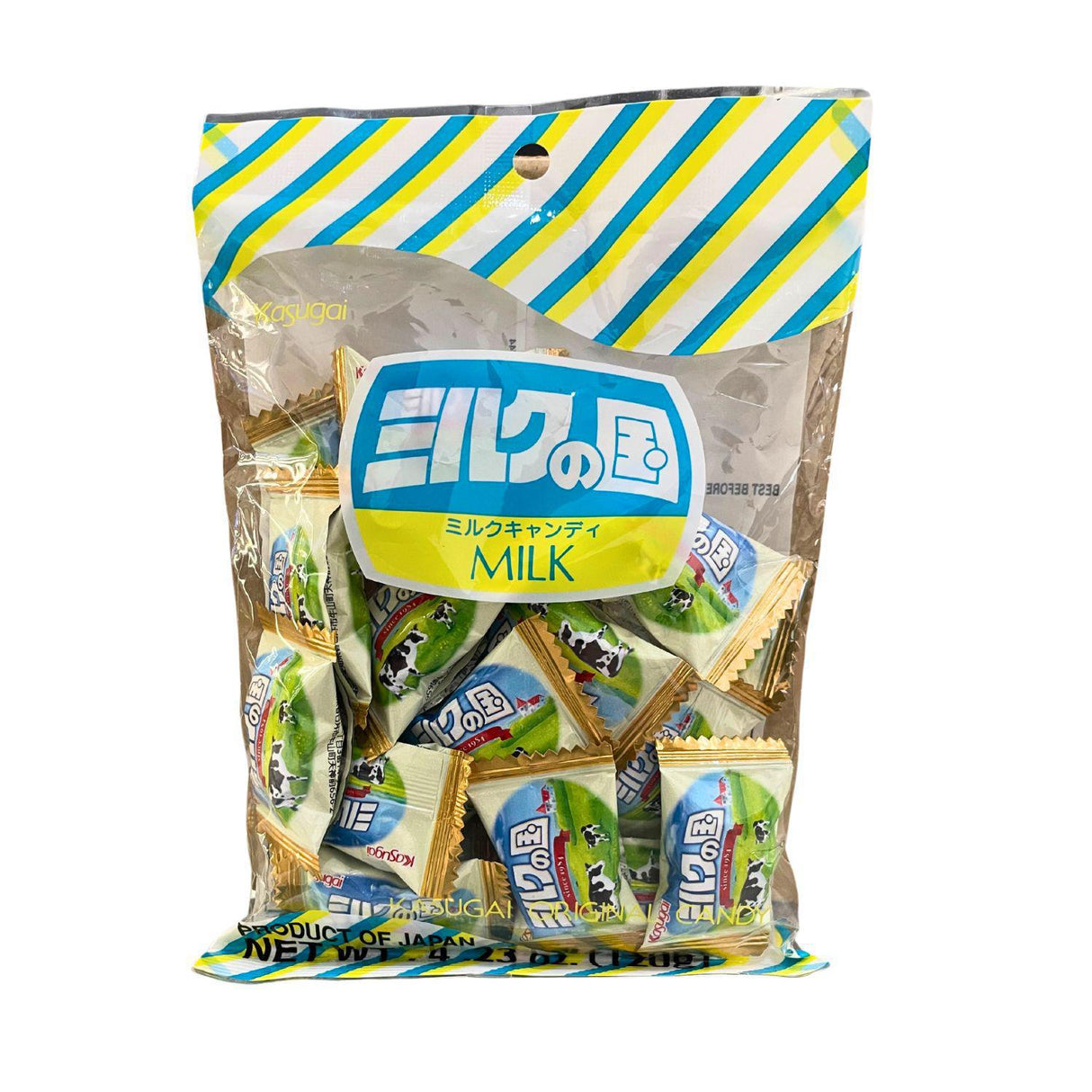 EXPIRING ON 11/7/2025 KASUGAI MILK NO KUNI 4.23OZ/120G