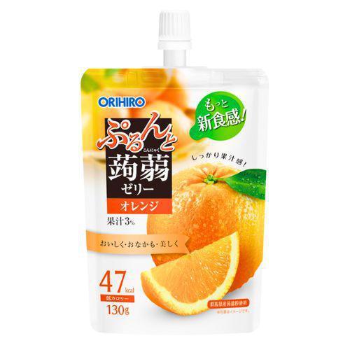 ORIHIRO CONJAC JELLY ORANGE 4.58OZ/130G - GOHAN Market