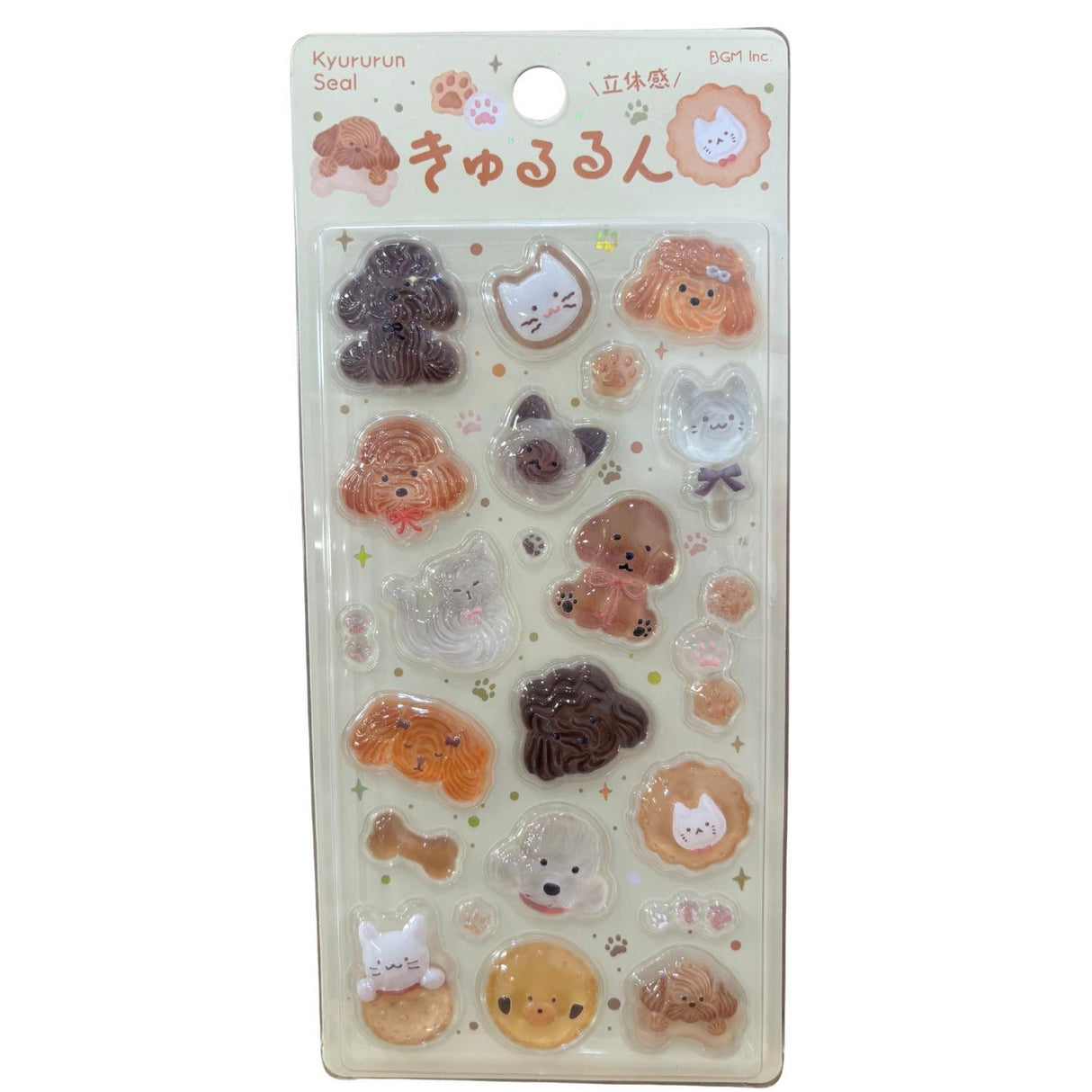 BGM STICKERS:BS-PR004 FUWAFUWA ANIMALS