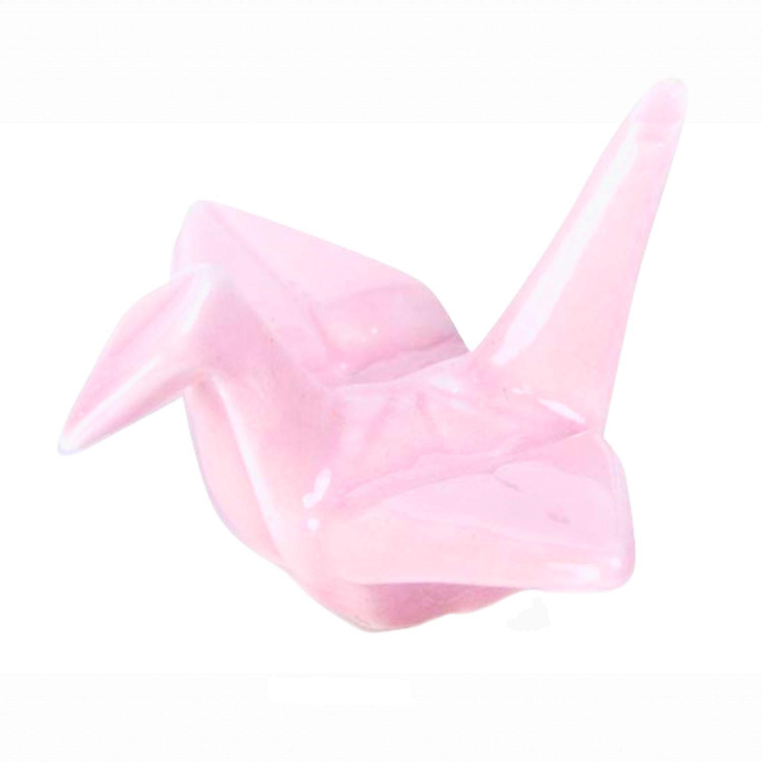 2"L CHOPSTICK REST CRANE PINK