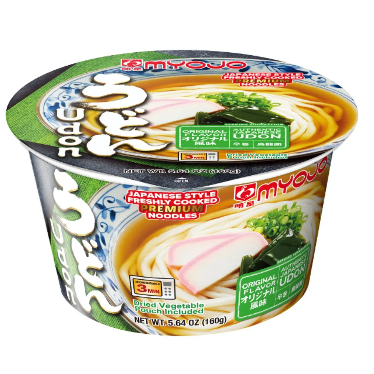 MYOJO BOWL UDON ORIGINAL 5.64OZ/160G - GOHAN Market