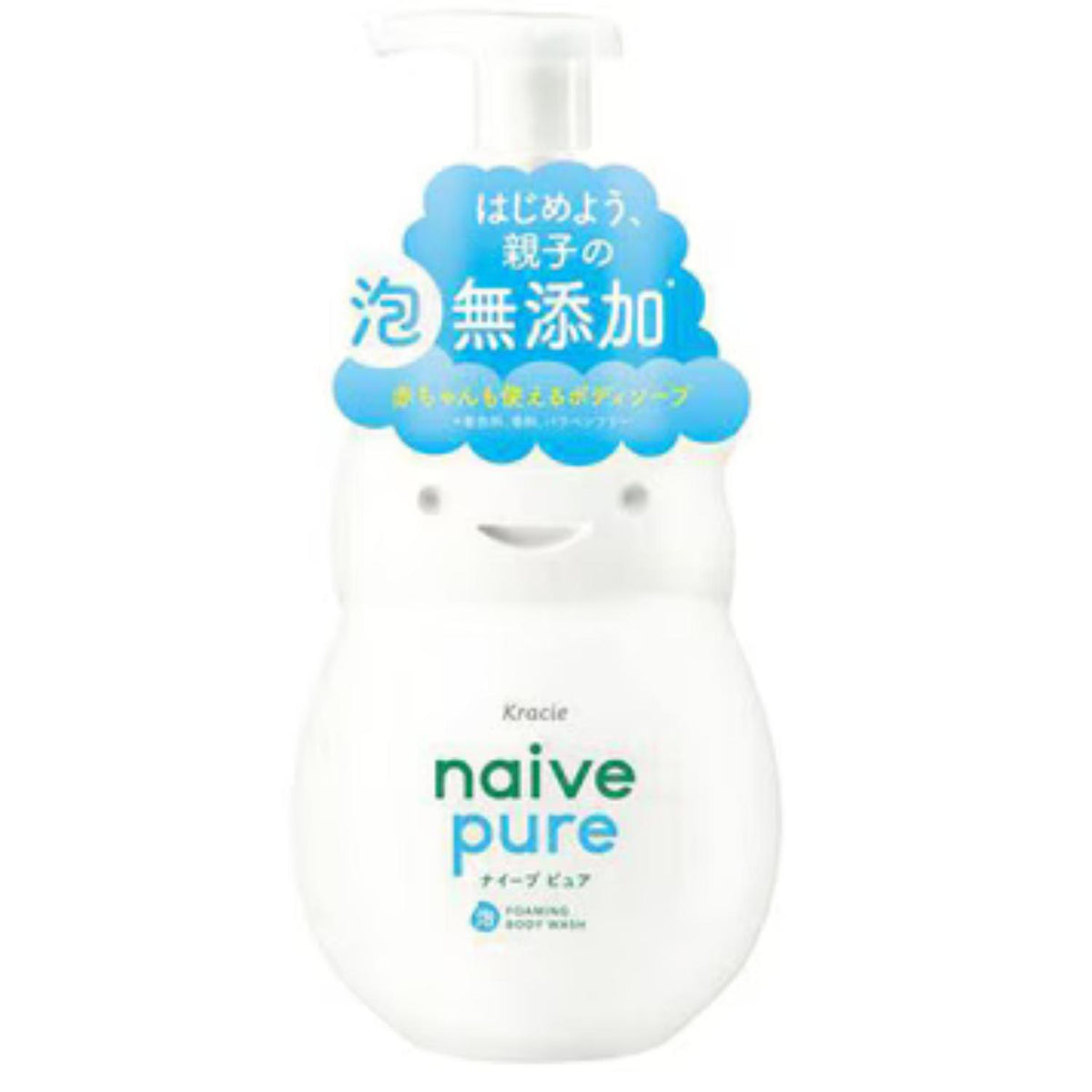 KRACIE NAIVE PURE FOAMING BODY SOAP JUMBO