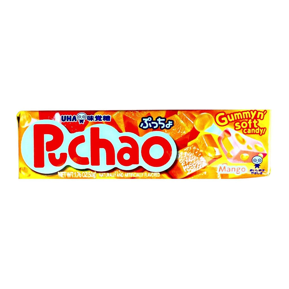 UHA PUCHAO MANGO GUMMY CANDY 1.76OZ/50G