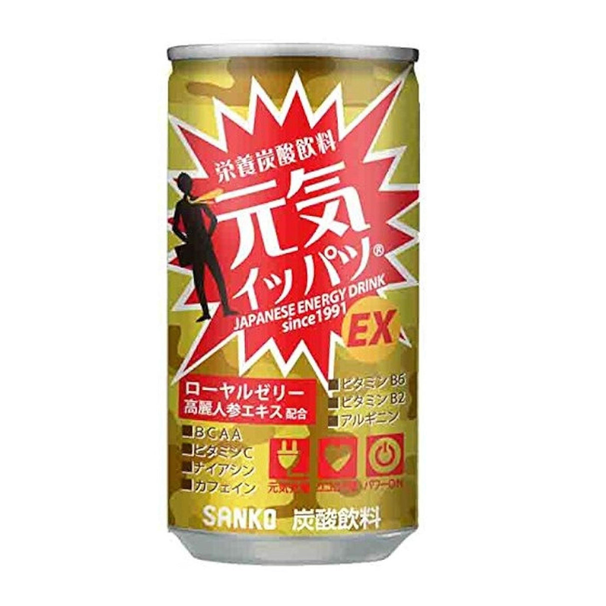 SANKO GENKI IPPATSU ROYAL JELLY DRINK 185ML