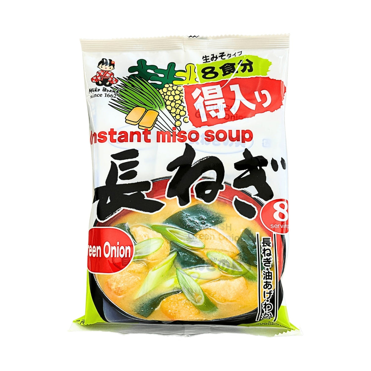 SHINSHUICHI INSTANT VALUE PACK GREEN ONION 8 PK  5.47OZ/155.2G