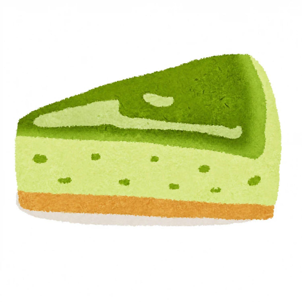 BAKED GRREN TEA CHEESE CAKE