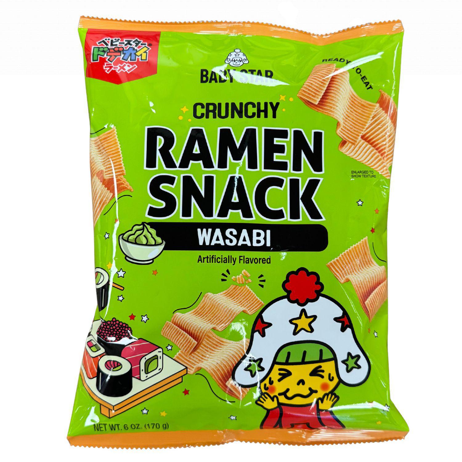 BABY STAR CRUNCY WIDE WASABI 6.0OZ/170G