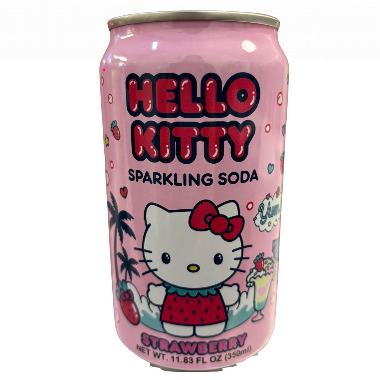 HELLO KITTY SPARKLING SODA STRAWBERRY 350ML