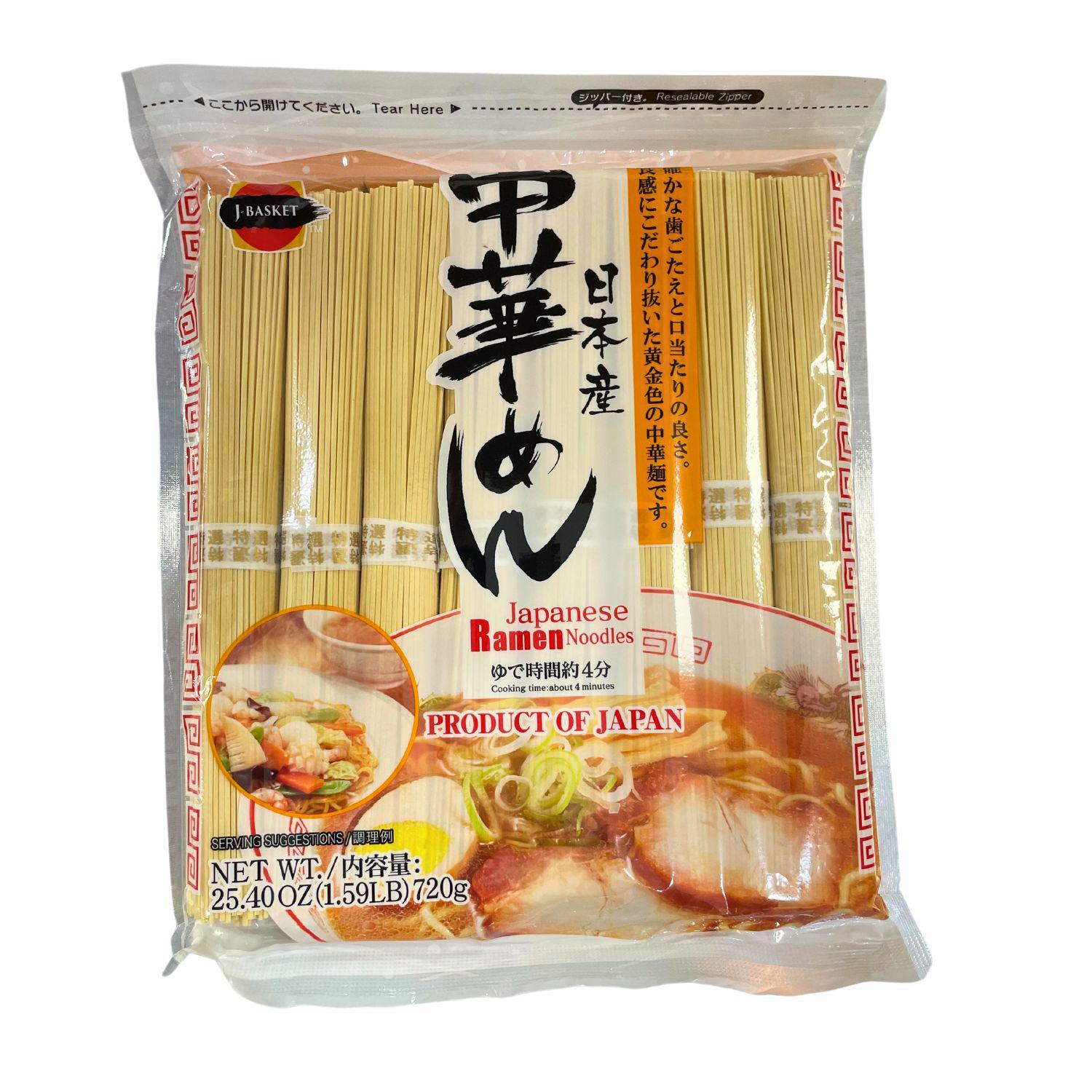 J-BASKET JAPANESE RAMEN CHUKA MEN DRIED NOODLES 25.40OZ/720G