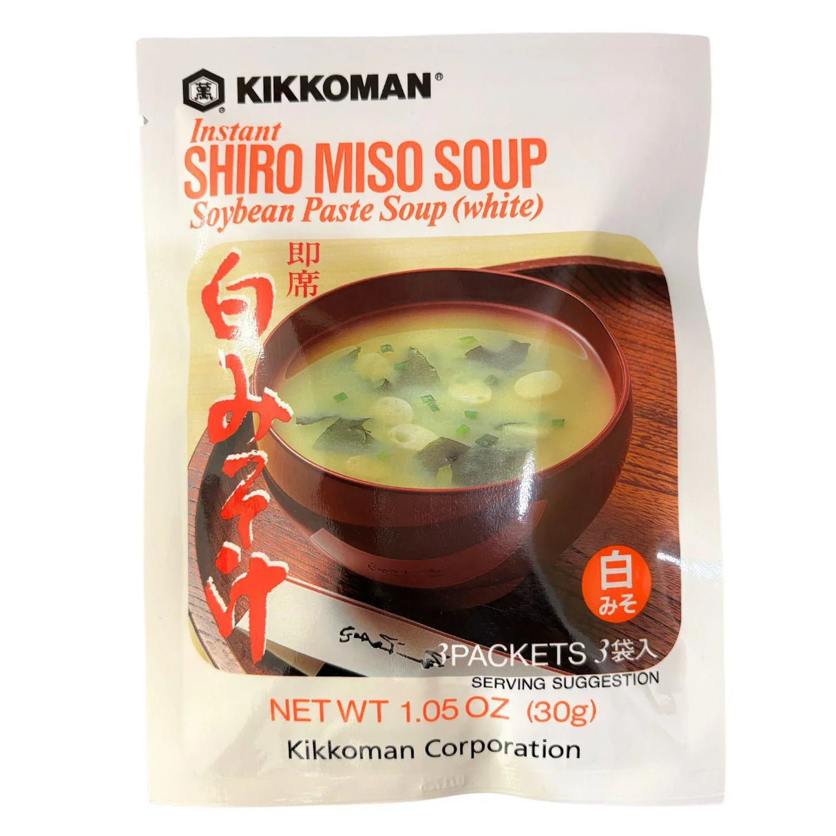 KKM INSTANT SHIRO MISO SOUP WHITE 1.05OZ/30G - GOHAN Market