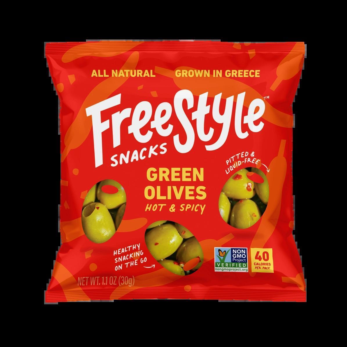 Hot & Spicy Green Olives 1.1oz