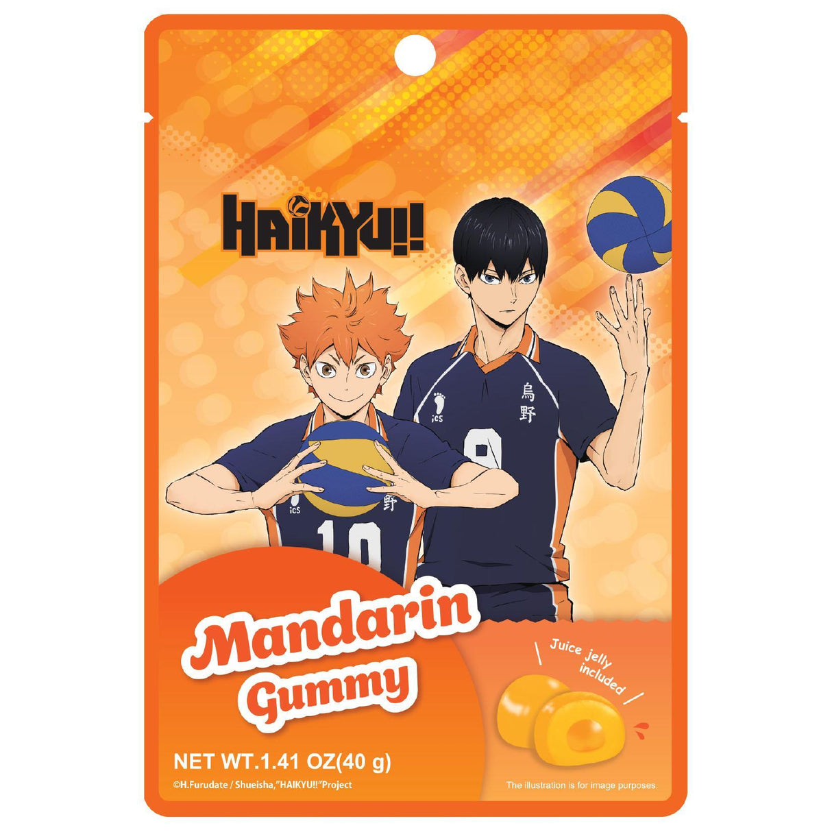 HAIKYU!! MANDARIN GUMMY 1.41OZ/40G Copy