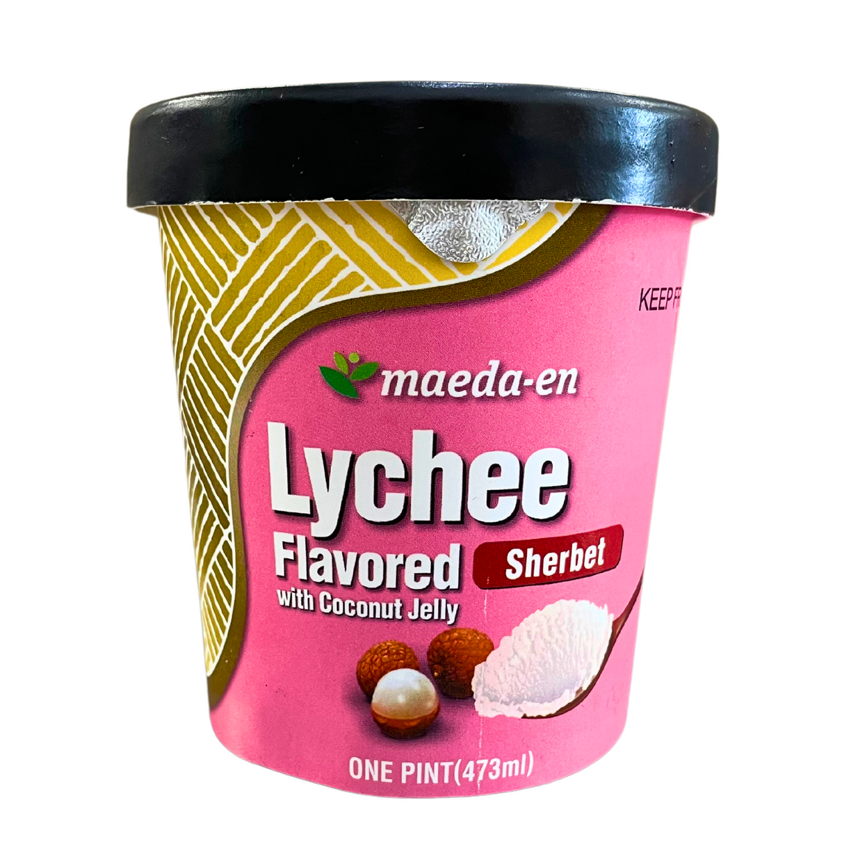 MAEDA EN LYCHEE SHERBET COCONUT JELLY 16OZ