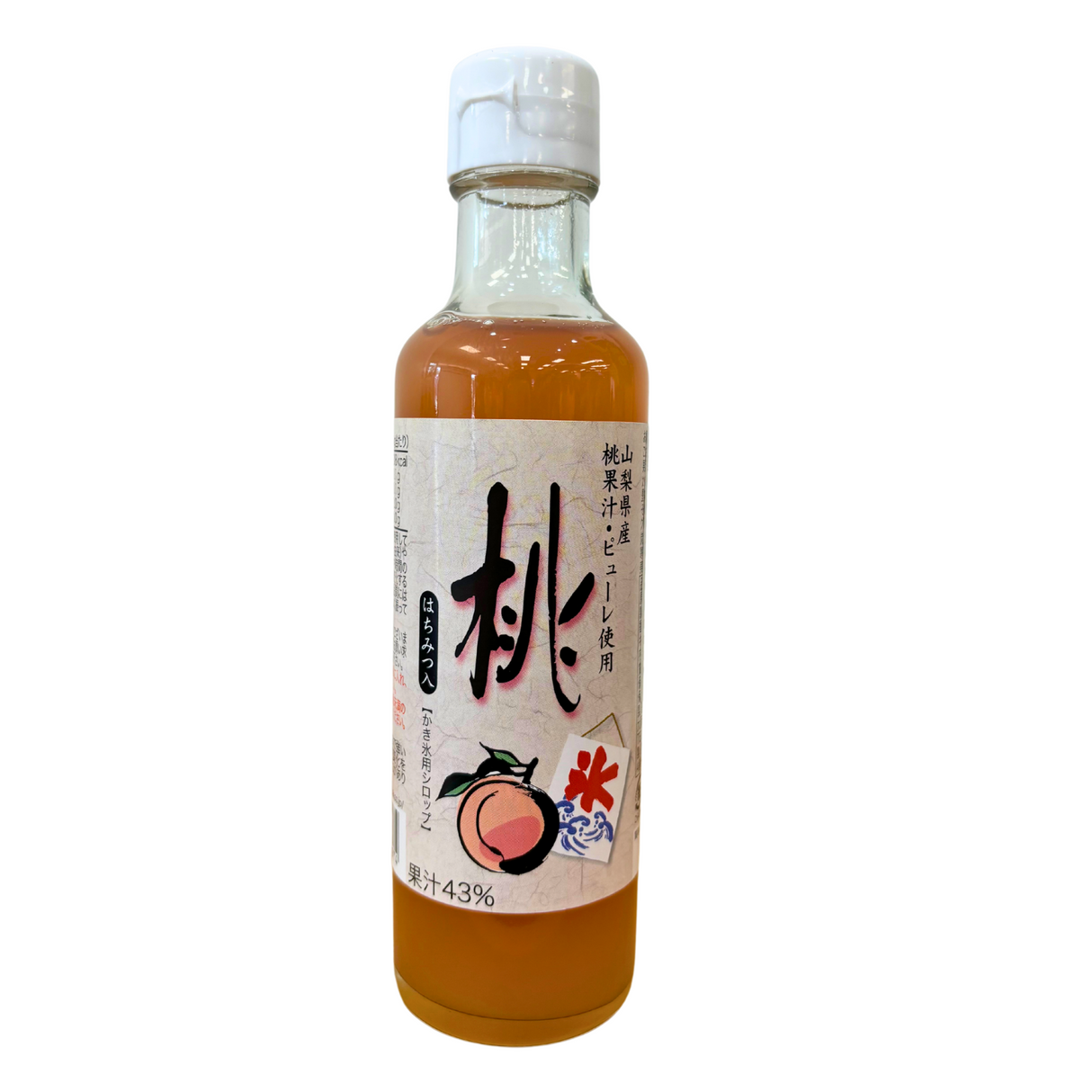 NAKAMURA KAKIGORI SYRUP PEACH 6.6FLOZ/200ML
