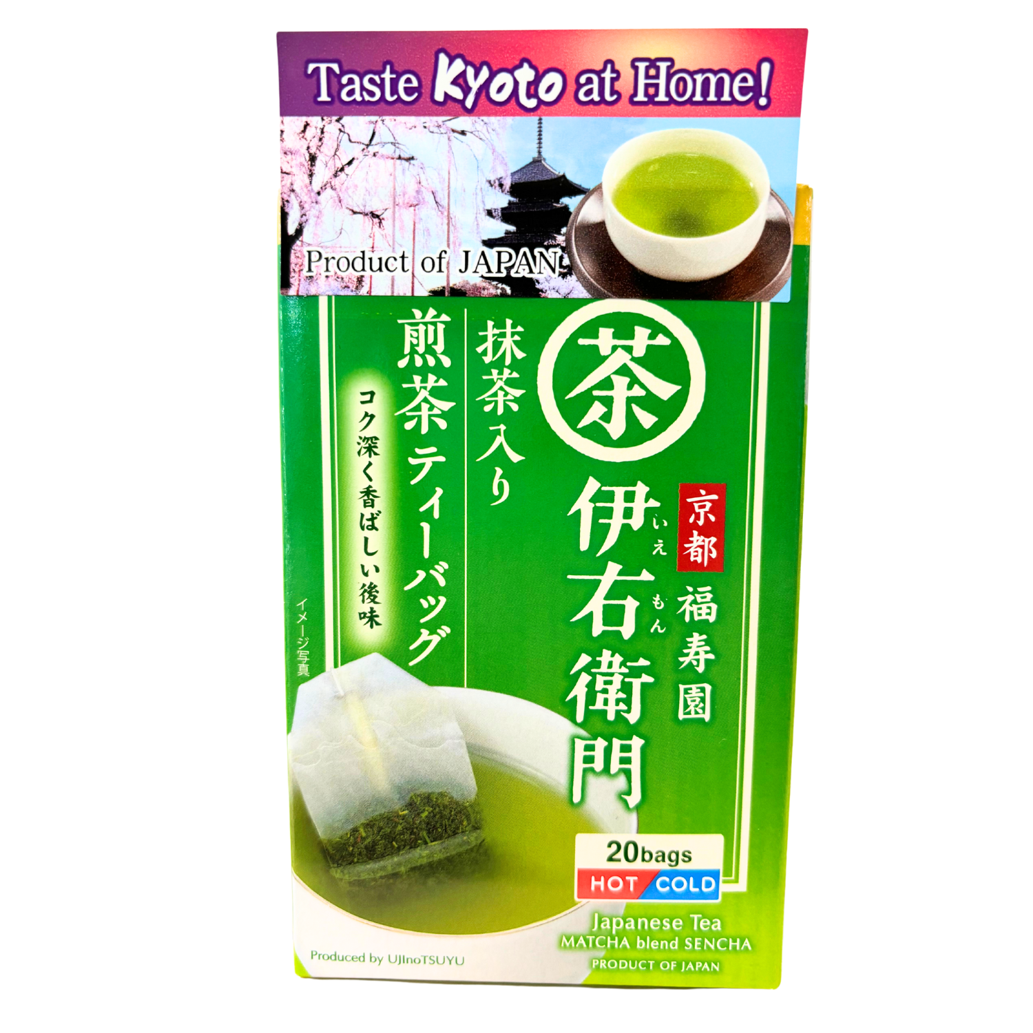 IEMON SENCHA TEA-BAG W/MACCHA