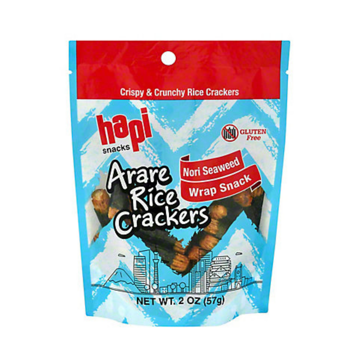 EXPIRING ON 12/12/2025 HAPI GF NORI WEAWEED WRAP SNACK 2OZ/57G