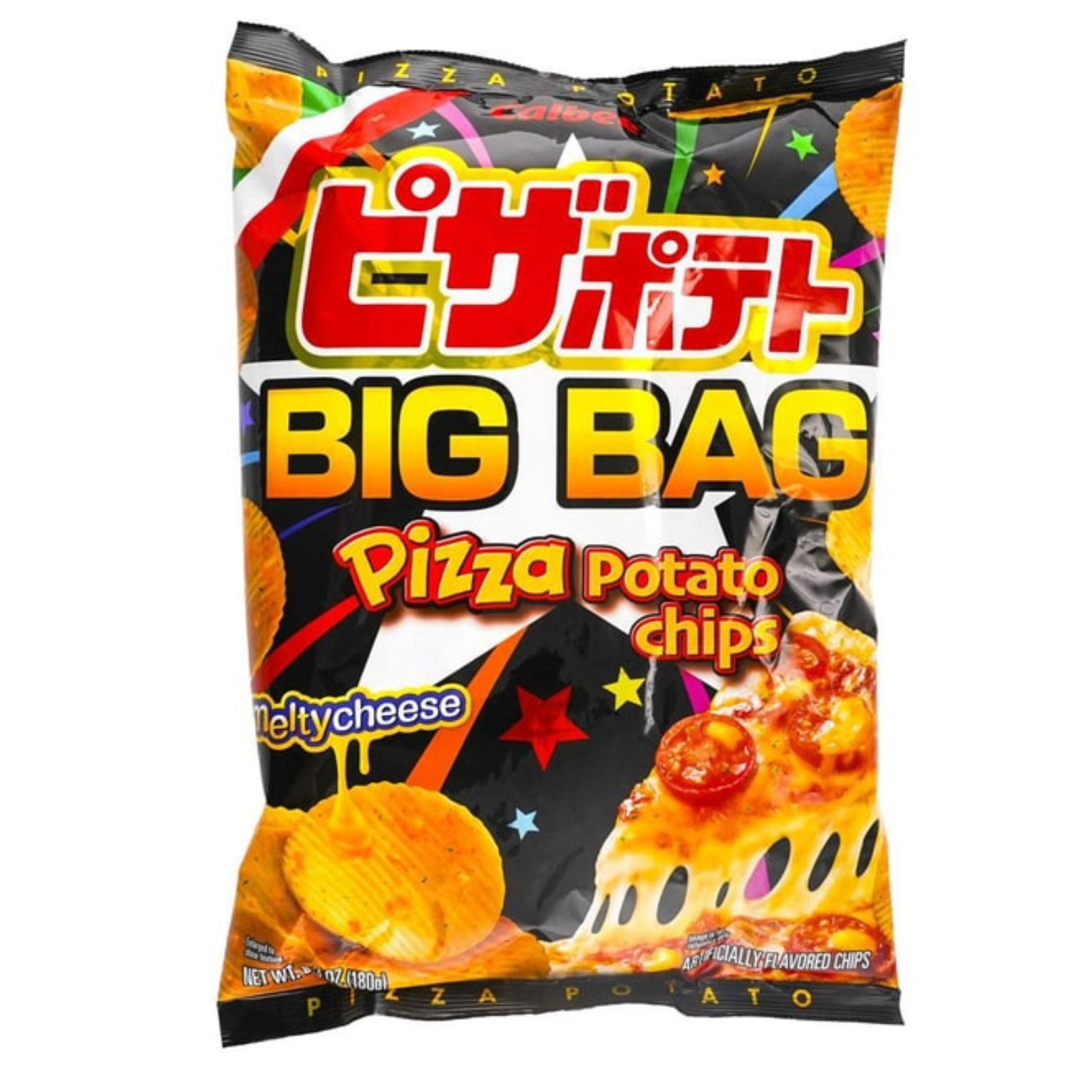 CALBEE PIZZA POTATO CHIPS FAMILY PACK 6.30OZ/180G