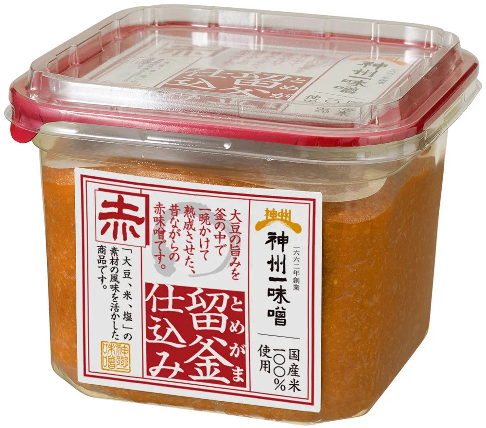 SHINSHU-ICHI MUTENKA TOMEGAMA MISO RED 26.45OZ/750G - GOHAN Market