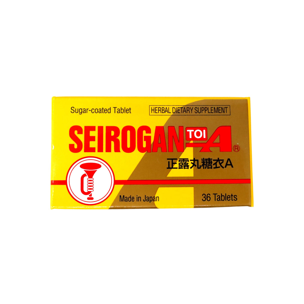 TAIKO YAKUHIN SEIROGAN TOI A HERBAL DIETARY SUPPLEMENT SUGAR-COATED 36TABLETS