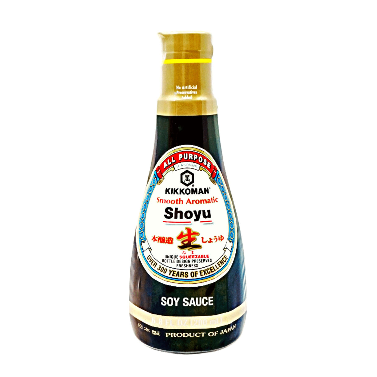 KIKKOMAN SMOOTH AROMATIC SHOYU SOY SAUCE 6.8FL OZ/200ML