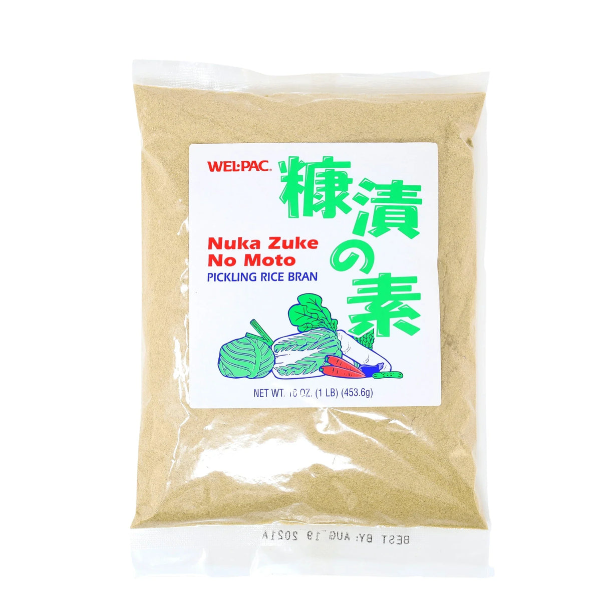 WEL-PAC NUKA ZUKE NO MOTO PICKLING RICE BRAN 16OZ/453.6G
