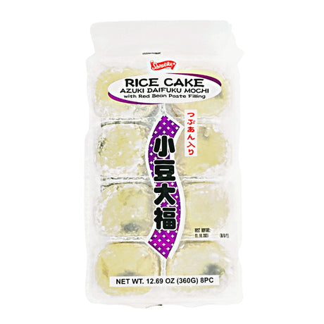 SHIRAKIKU AZUKI DAIFUKU MOCHI RICE CAKE 8P 12.69OZ/360G